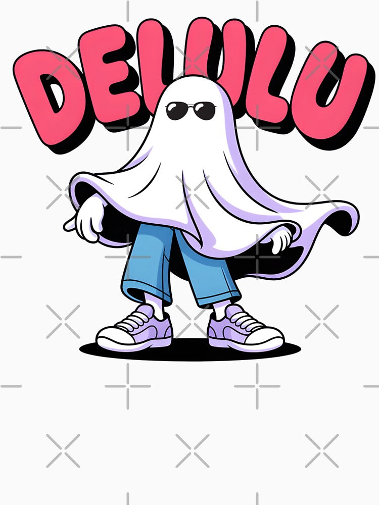 Trendy DELULU Ghost with Cute Sunglasses Look by lalasine.story