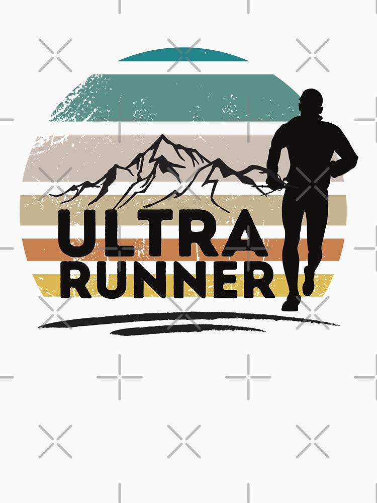 Ultra Runner Sunset Mountains by PlanBesser