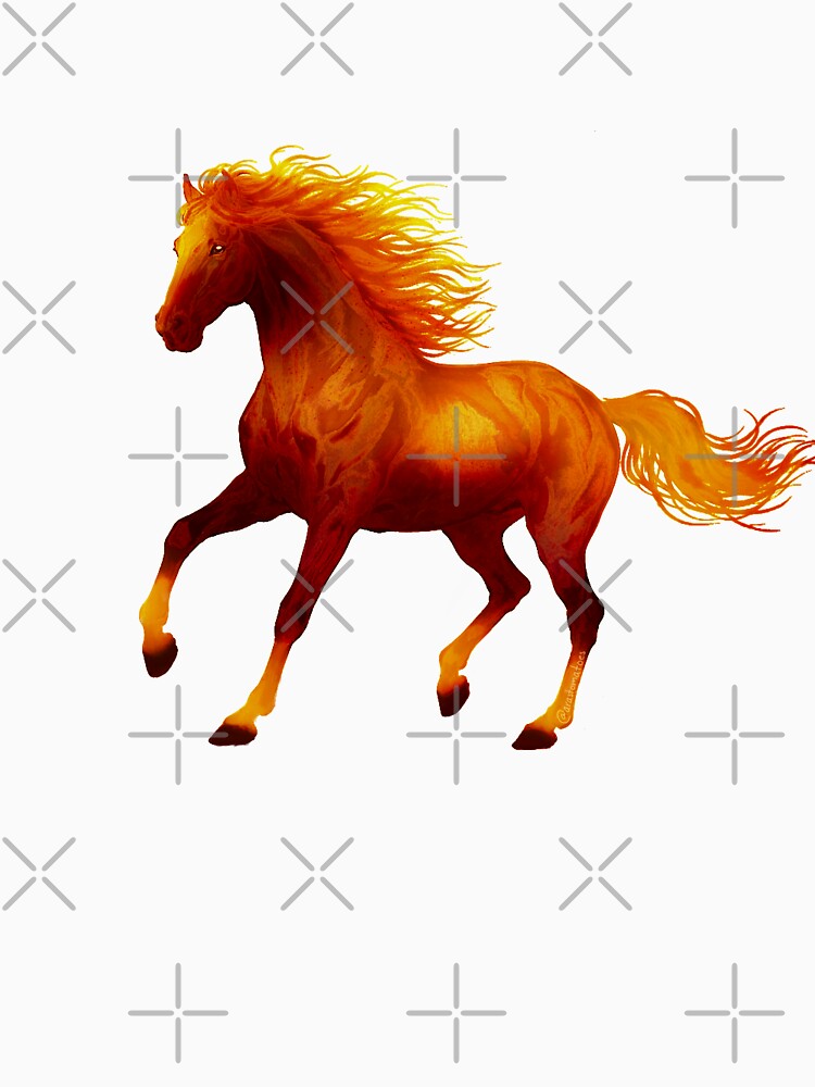 Fire horse by arastomatoesart