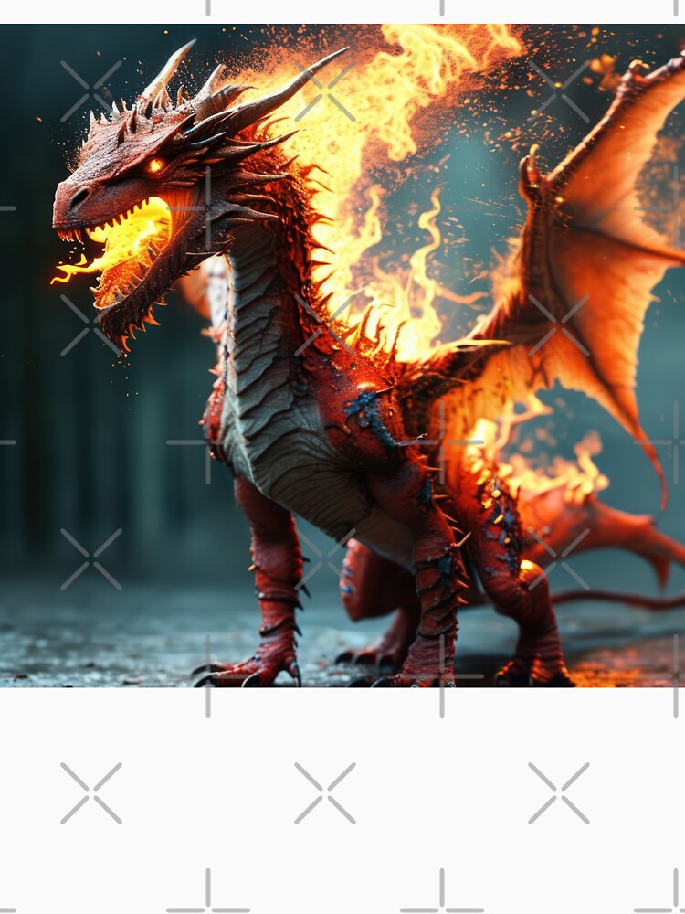 Dragon's Fiery Soul  breathing fire by Expressions-Sel