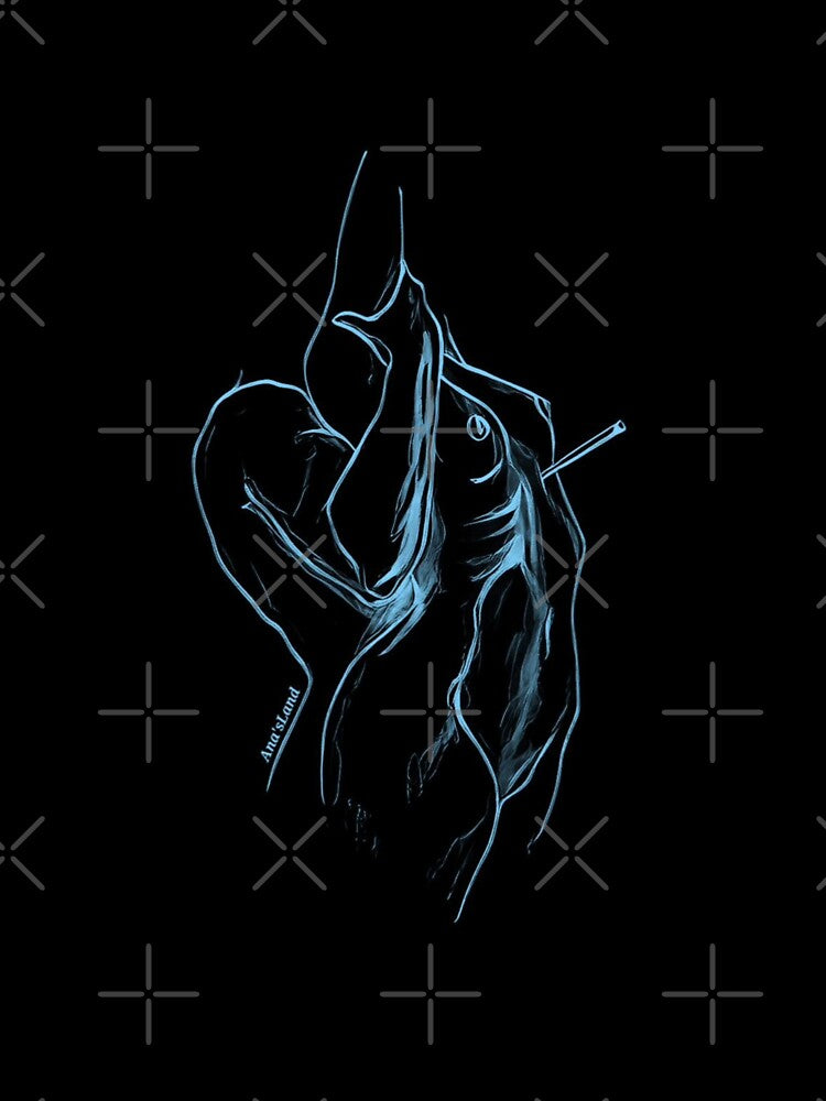 Minimalist drawing - Contemporary feminine figure - Dramatic couple by Ana'sLand