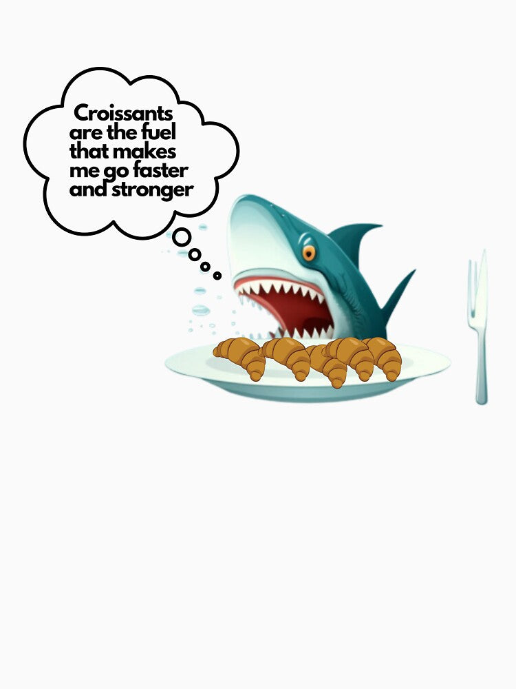 croissant shark by hn79