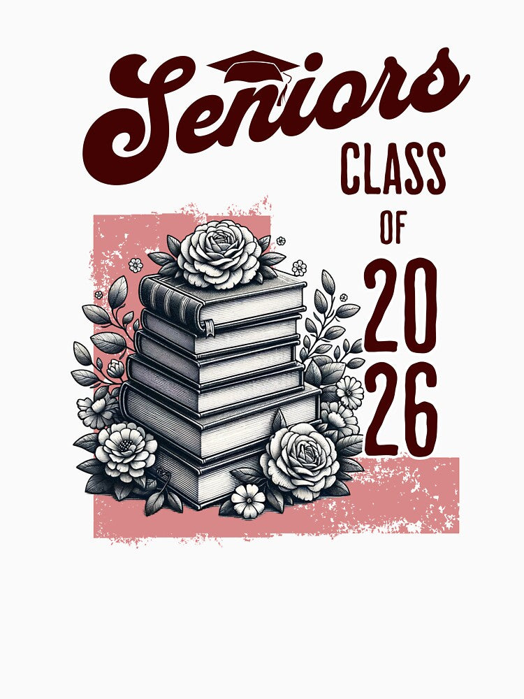Seniors Class of 2026 – Graduation Year T-Shirt by teemugcreation