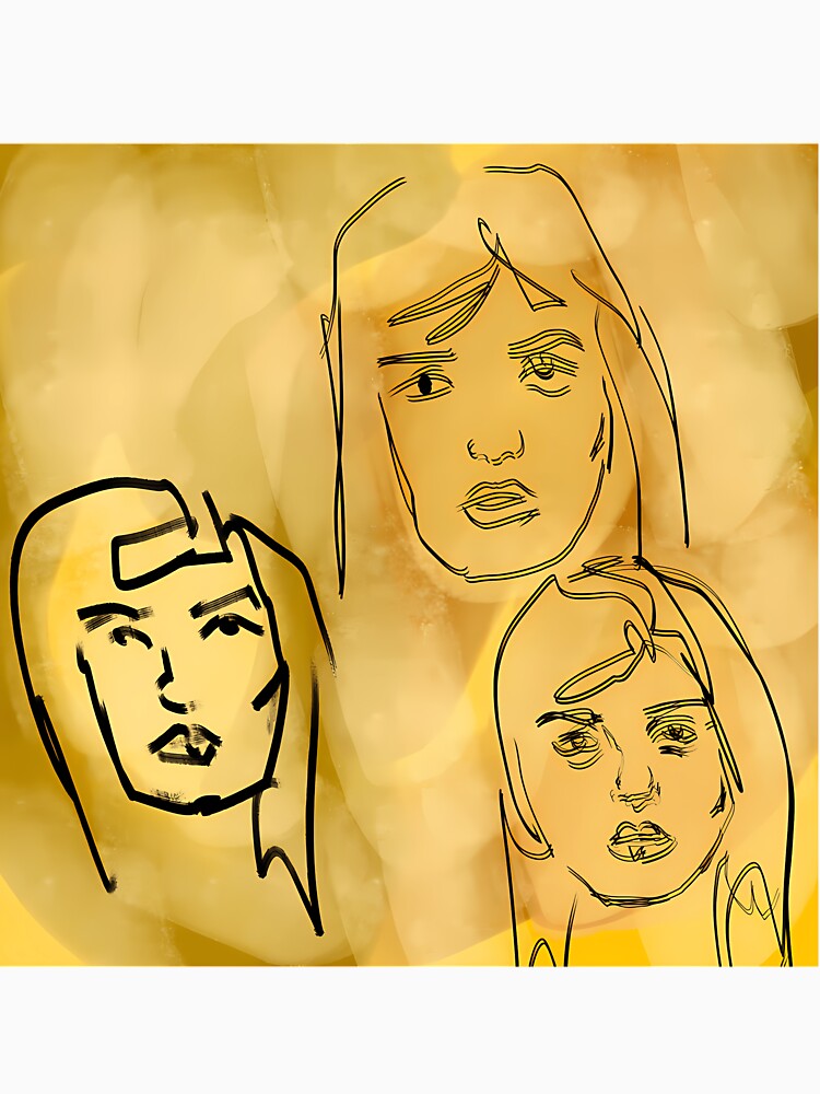 Expressive Abstract Sketches Weirdcore Art by rxwnubpjarb76