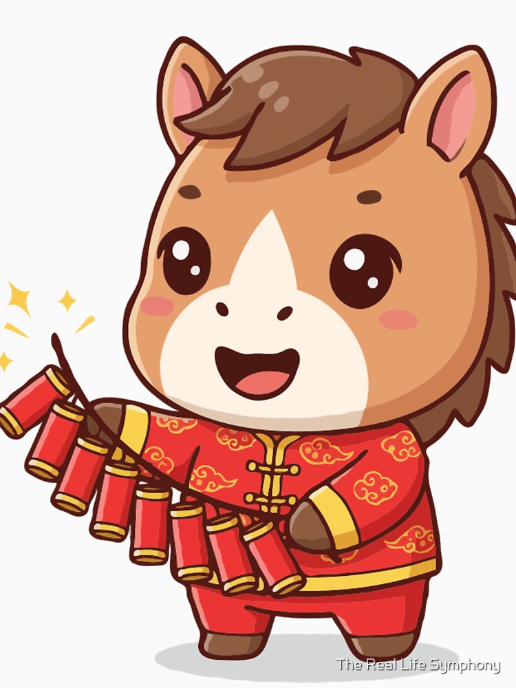 Cute Year of the Horse Cartoon | Lucky Chinese Zodiac Horse by The Real Life Symphony