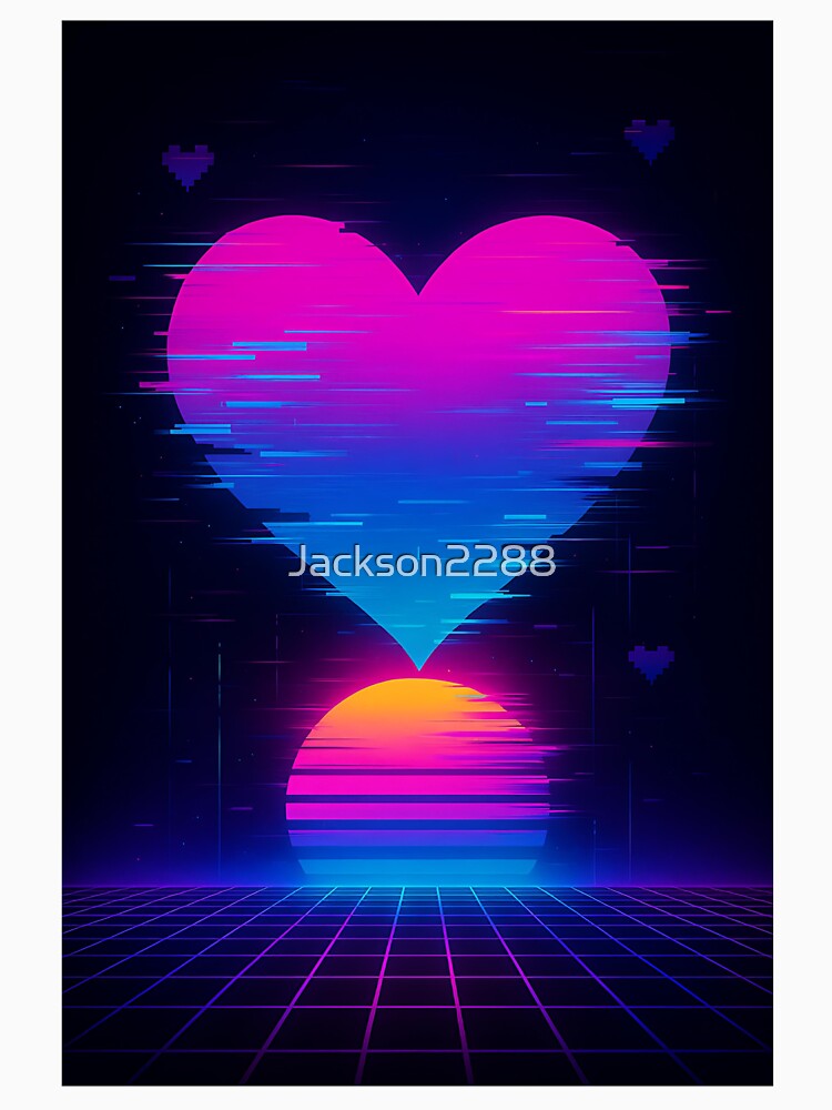 Cyber Sunset Vaporwave Retro 90s T-Shirt Hoodie Phone Case by Jackson2288