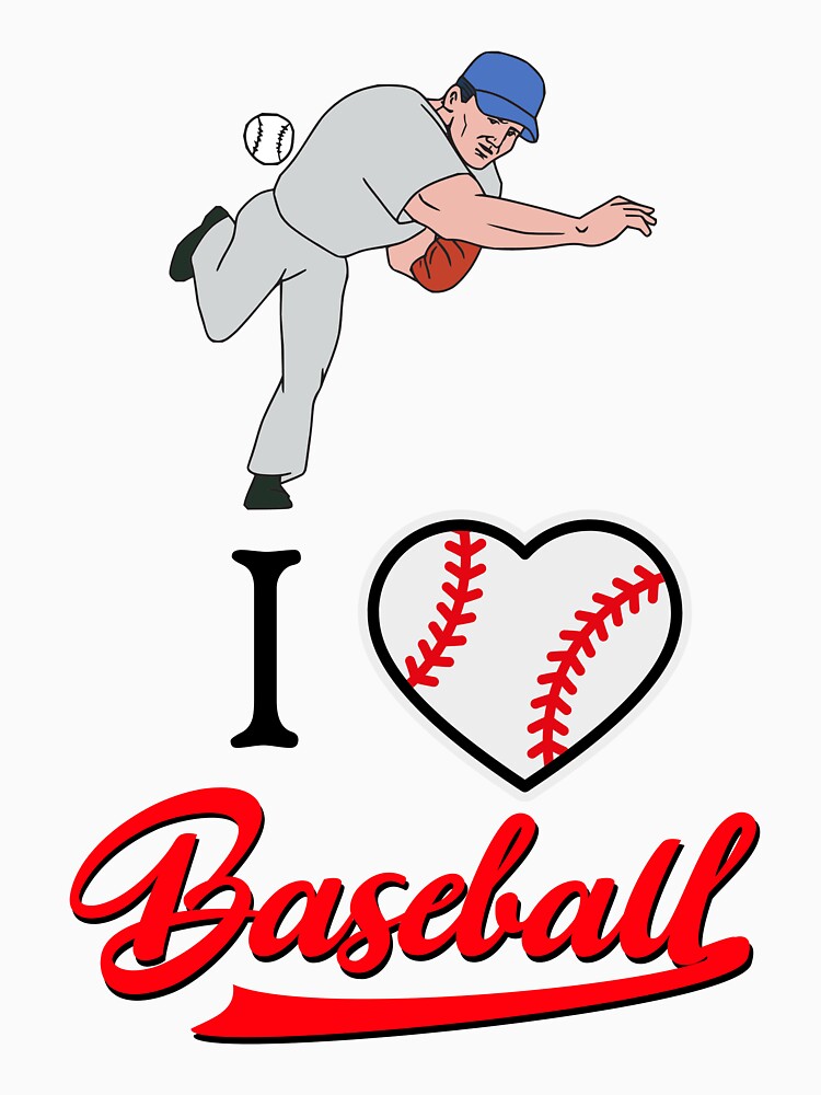 Love Baseball, Ball, Foul, Pitcher Homerun by MaxiiMerch