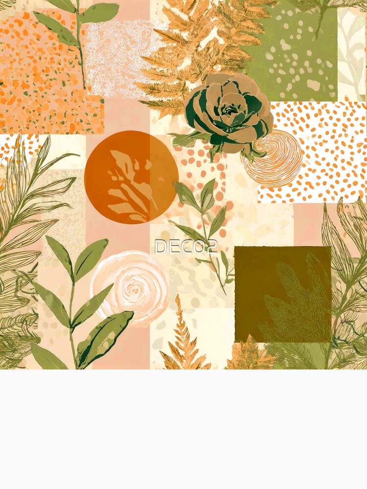 Boho Abstract Sage And Earthtones Collage-Style Designs by DEC02