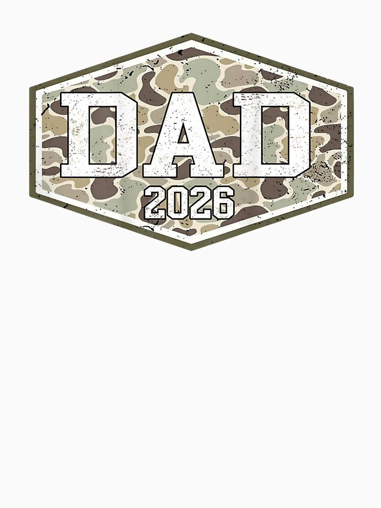 Camo Dad EST 2026 Camouflage New Dad Father's Day by Goleon12