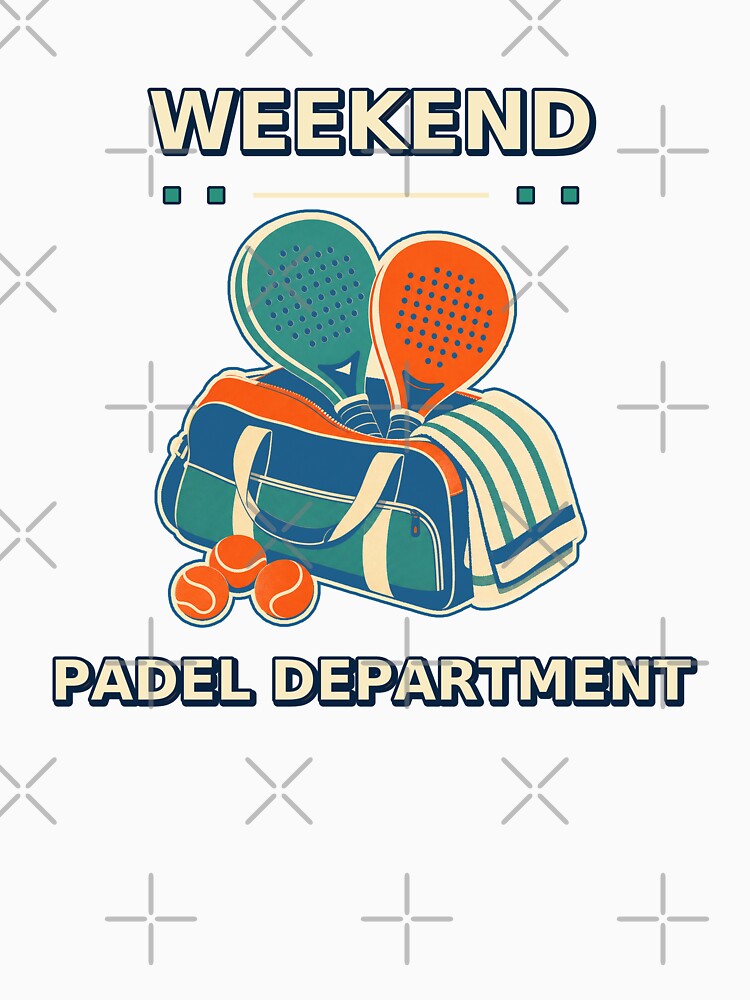 Weekend Padel Department Vintage Sports Bag Graphic by Freshloop Studio | Whimsical Vintage Art