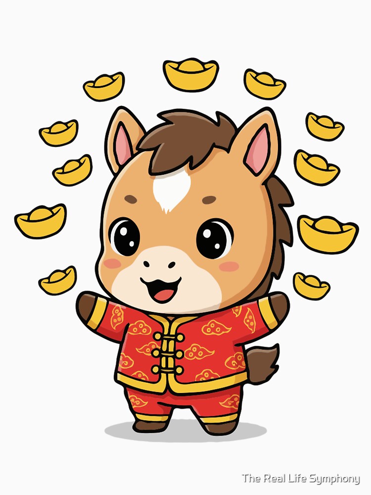 Cute Year of the Horse Cartoon | Traditional Zodiac Horse by The Real Life Symphony
