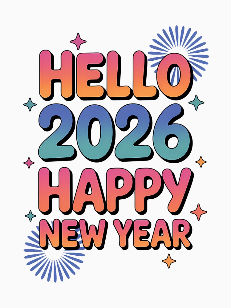 Hello 2026 Happy New Year Goodbye 2025 Hello 2026 New Year Eve Party 2026 New Year by VENOM0RIOT