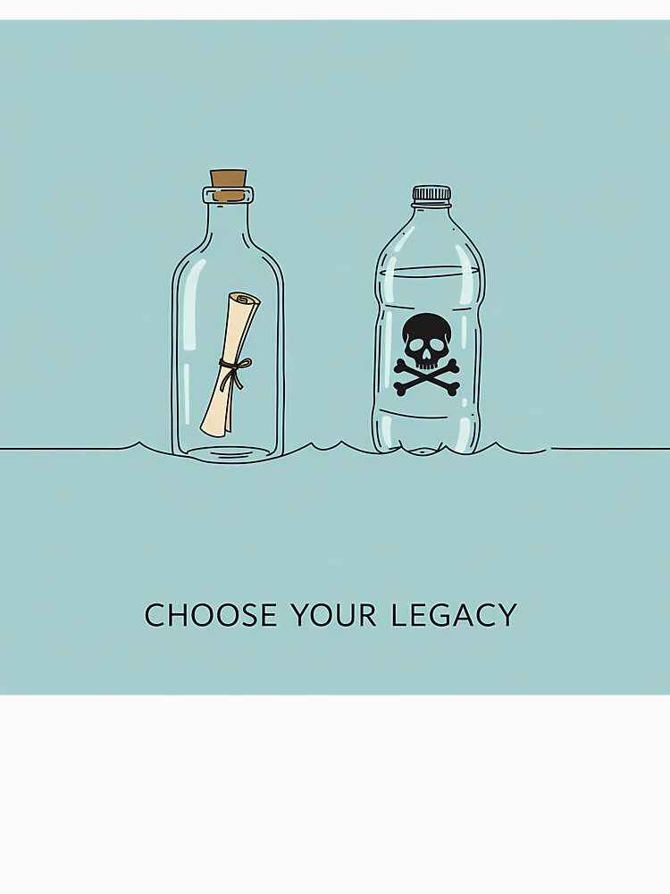 Choose Your Legacy Eco-Friendly Plastic Message by OneMillionSpot