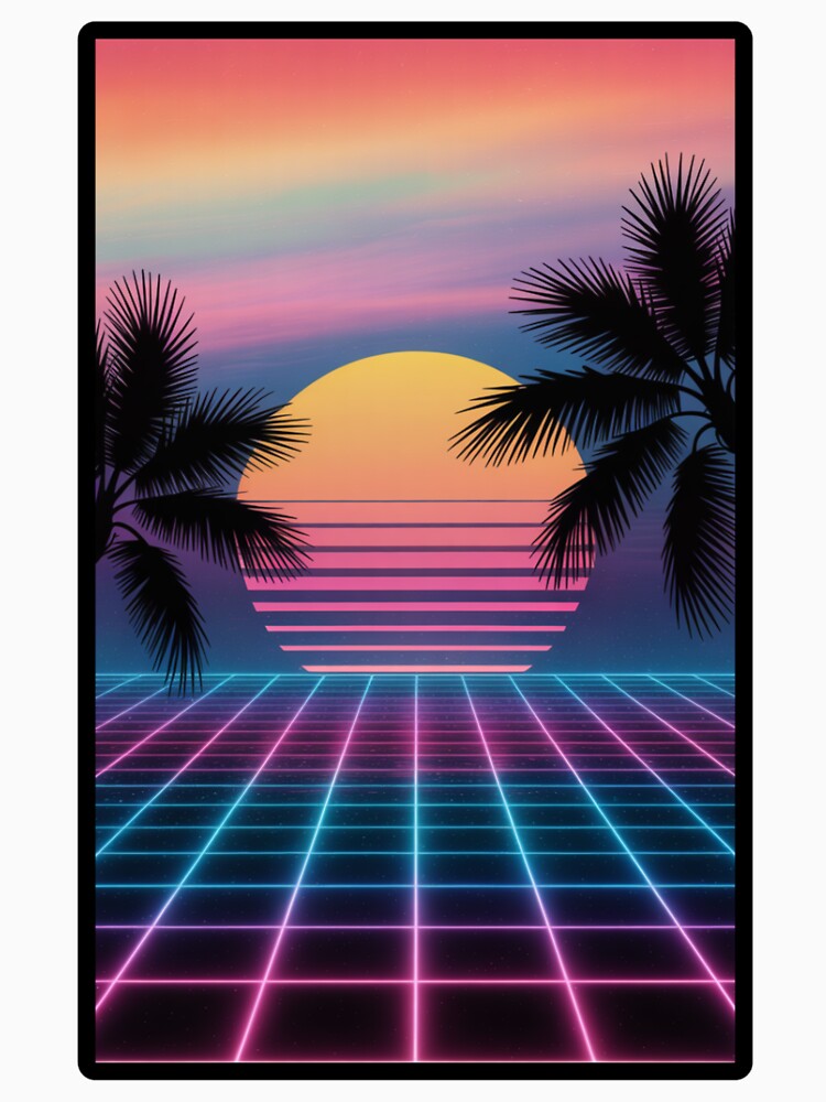 Retro-Cosmic Sunset by miriamo25