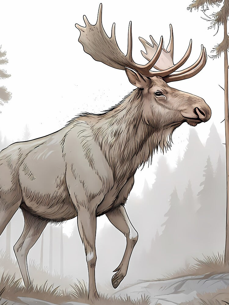 Chill Wildlife Illustrations Animal Art Nature Creature by ART ATTACK ZONE