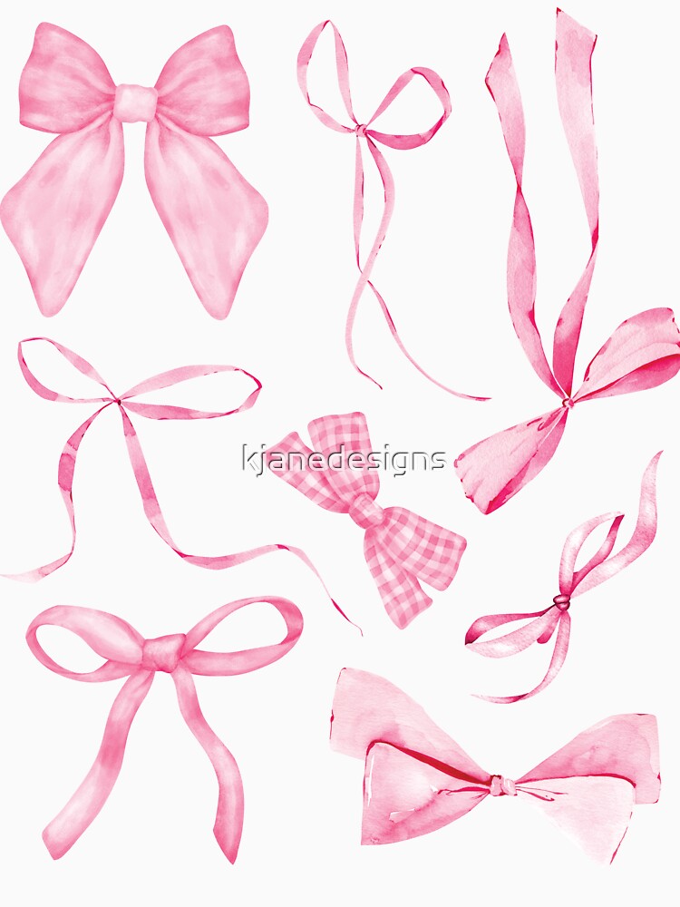 Pink Coquette Bows by kjanedesigns