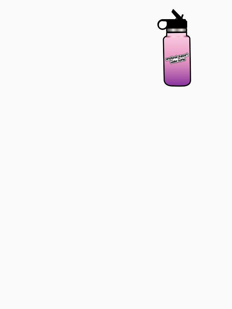 Copy of Emotional Support Water Bottle Pink-Purple Ombré by ssmorrison21