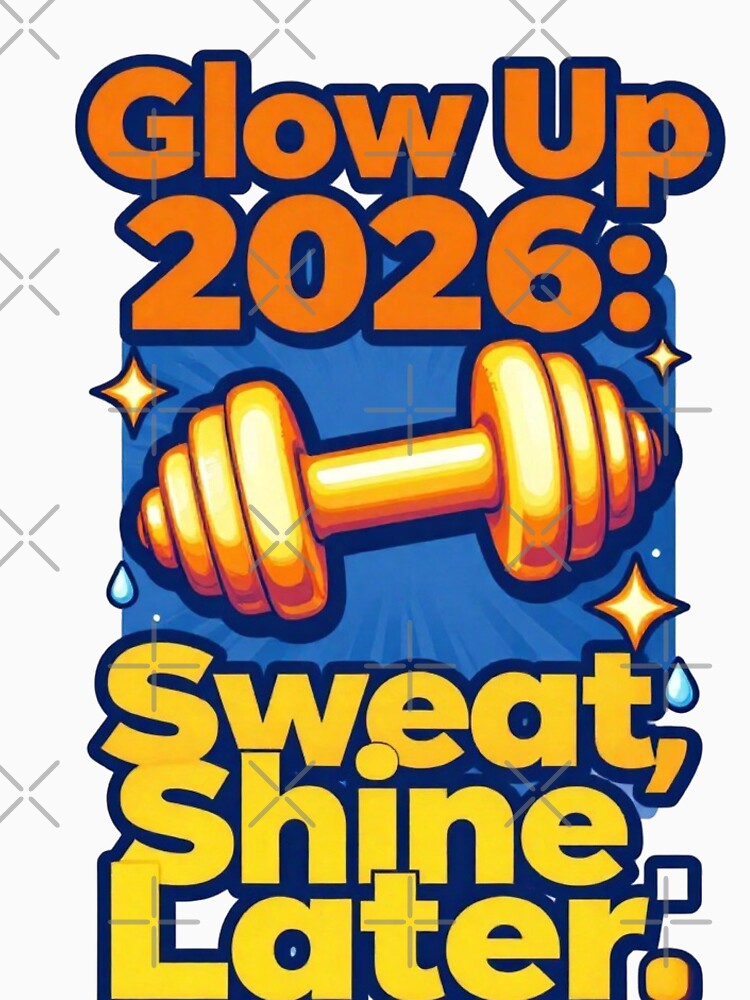 2026 Glow Up Fitness Tee by KAUKUDESIGNS