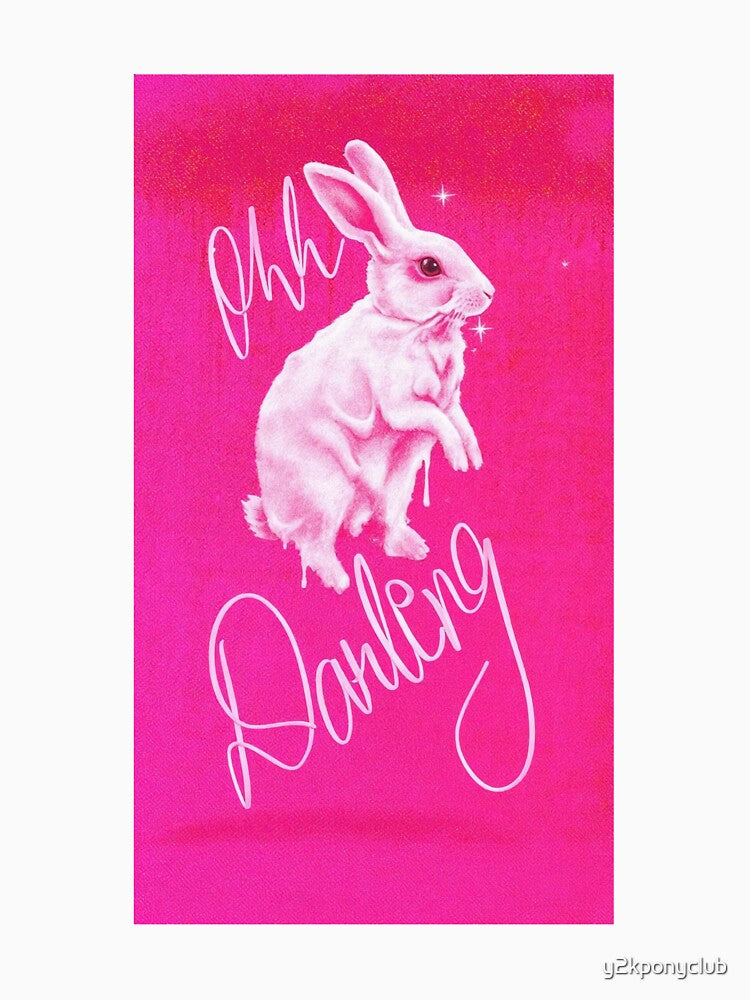 Surreal Melting Pink Bunny - Ohh Darling by y2kponyclub