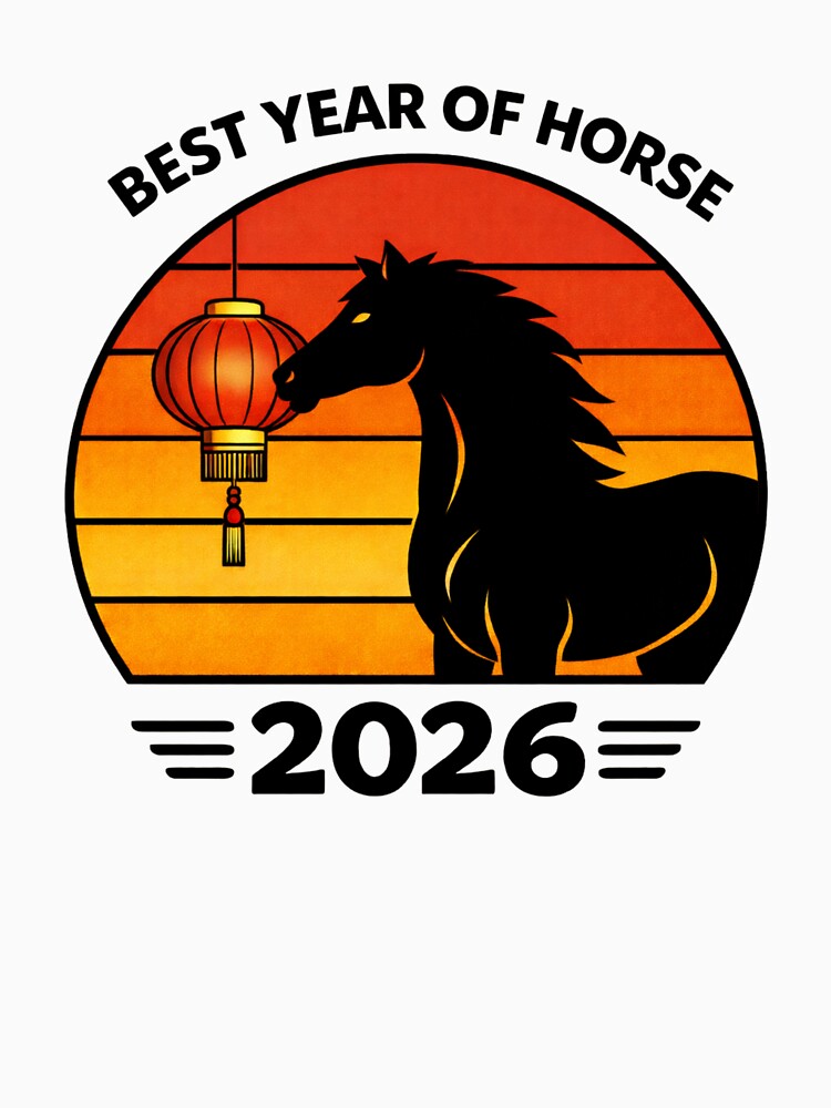 Chinese New Year 2026 Year of The Horse by BazStudiodesign