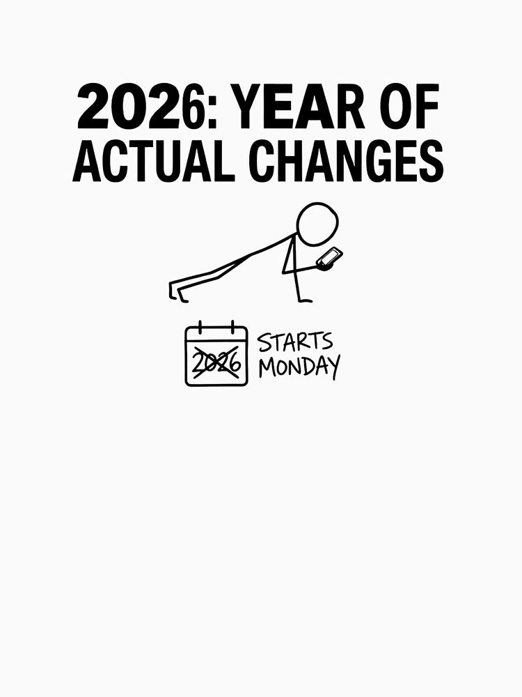 2026 New Year Resolution Meme - Year of Actual Changes - Funny Resolution Gift by BeastArc