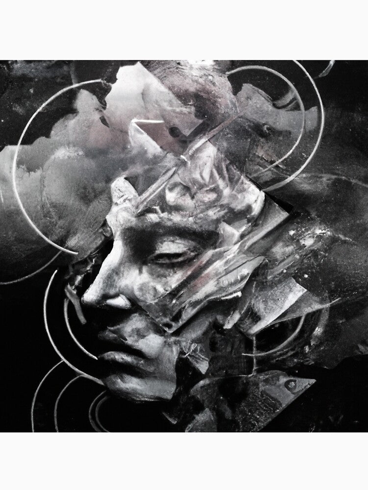Face Geometric Cosmic Collage by DES7iGN