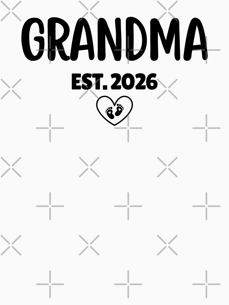 Matching Family Grandma EST. 2026 - Pregnancy announcement by DemureArtsy