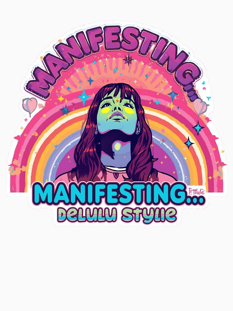 Delulu  meme stickers| Delulu Is The Solulu Sticker | Funny Meme Aesthetic | In My Delulu Era 2026 | Kpop Delusiona girl Vibes v9 by CosmicNook1
