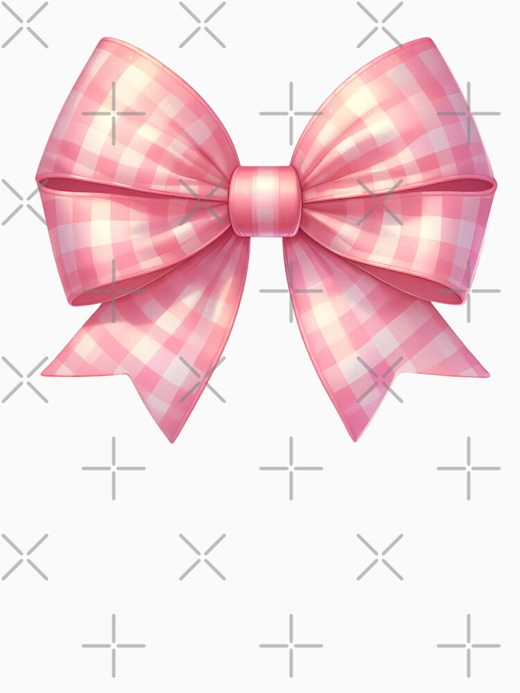 Pink Coquette Bow, Valentines by stylishdzign