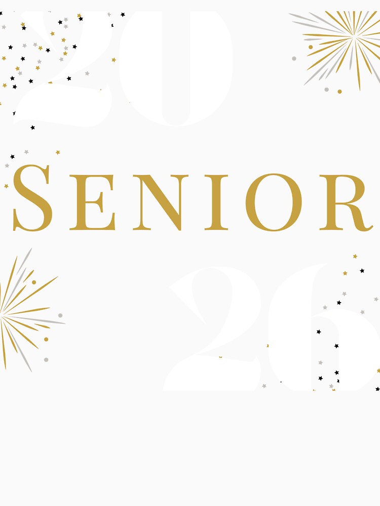 Senior 2026 Silver and Gold by Seeshellspace Designs