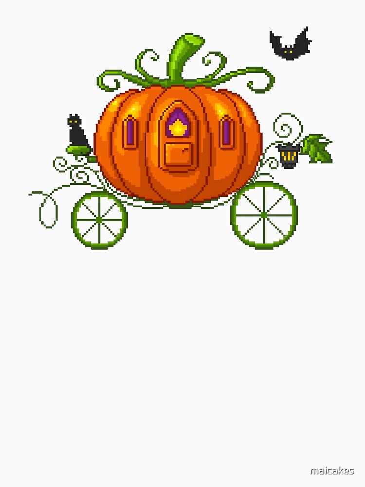 Pixel Pumpkin Carriage by maicakes