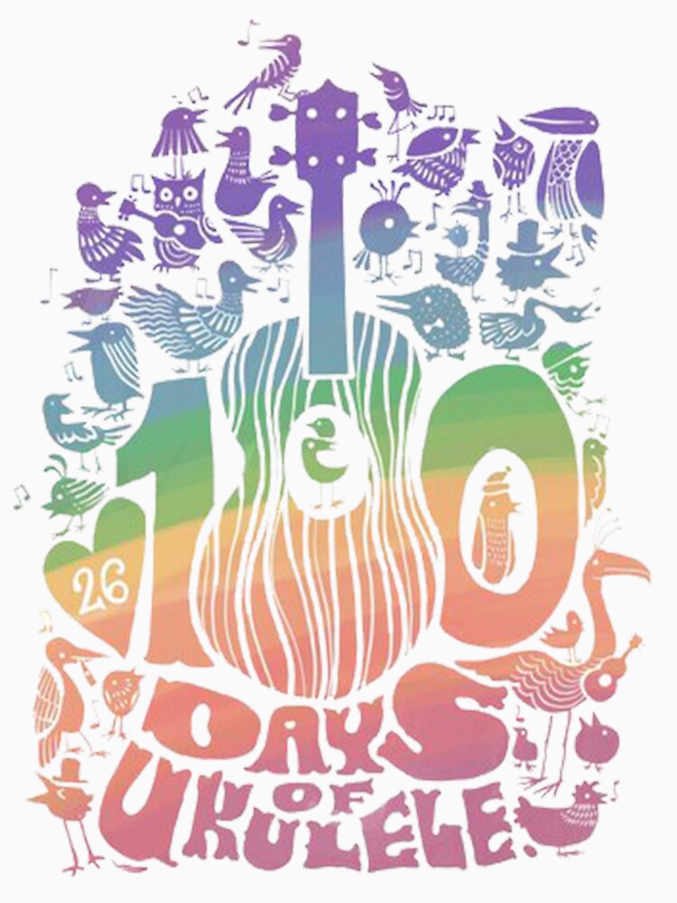 Vintage Songbirds 1 - Rainbow - 100 Days of Ukulele 2026 by tarryHery