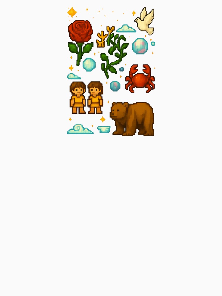 Pixel Art June Sticker Set by BrushAndBreathe
