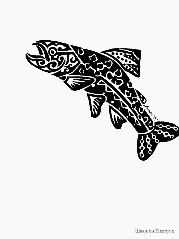 Apache Trout Tribal Design by KitayamaDesigns