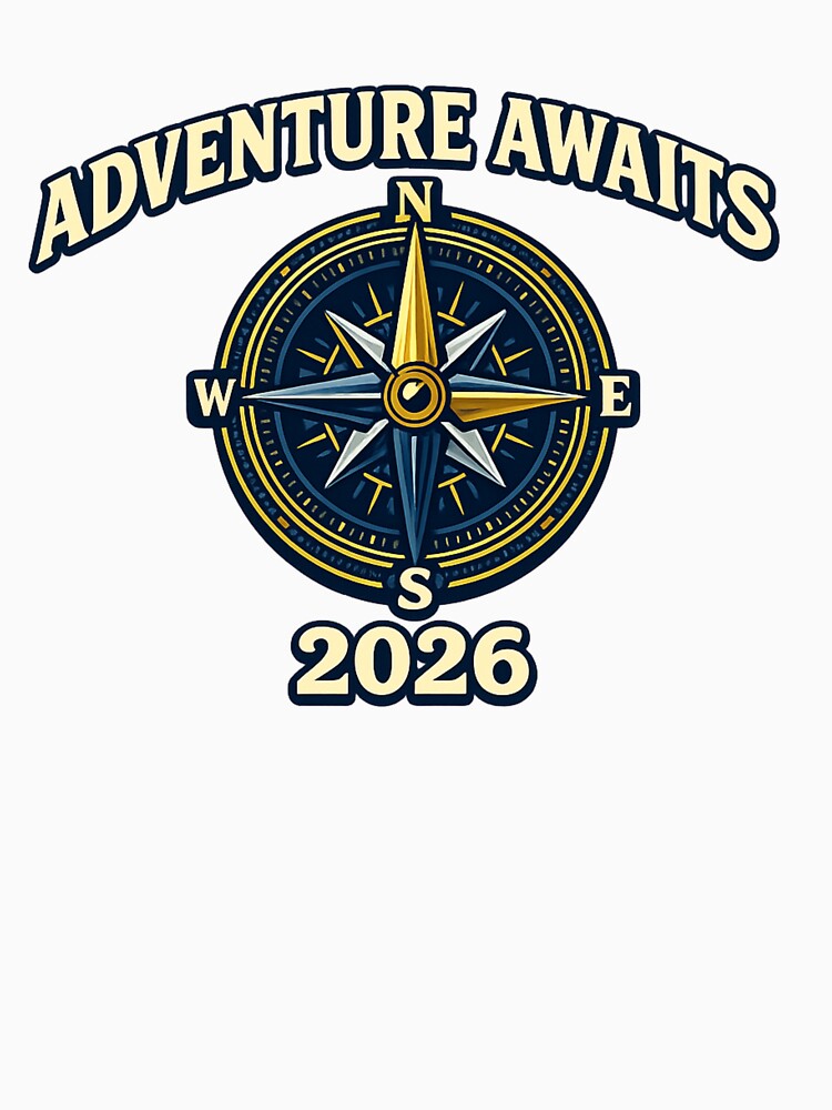 Adventure Awaits 2026 Graduation Compass by PunchDrop