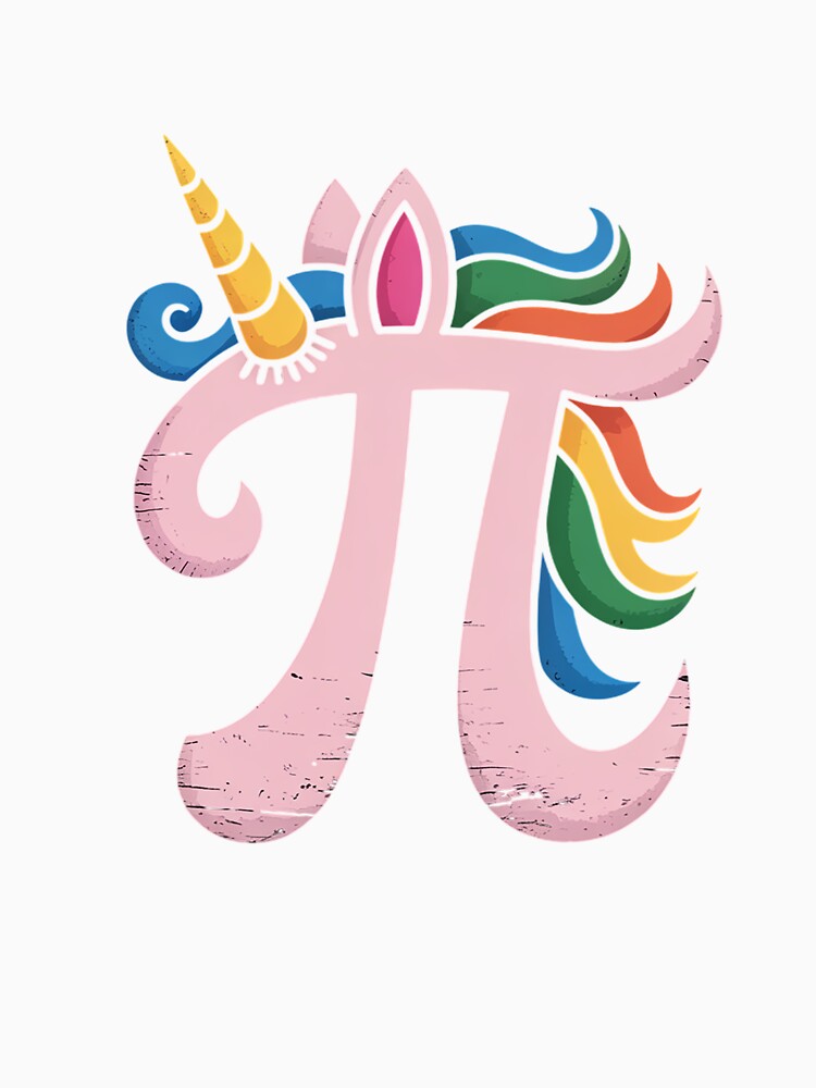 Cute Unicorn Pi Day 3.14 Math Number Pi Math Pun Girls Kids by Moxizz