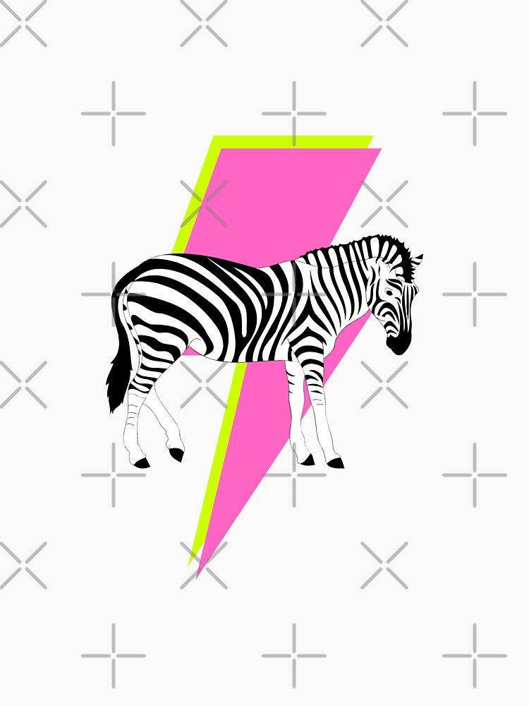 layered lightning zebra - pink and green by SUUSCK ★