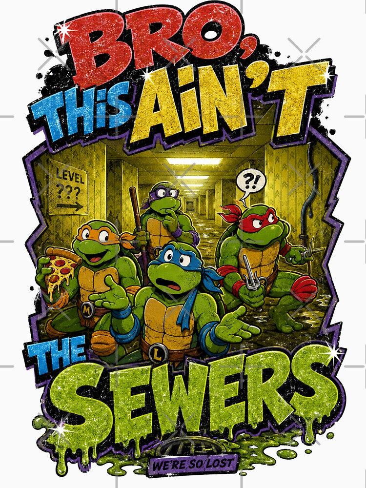 NINJA TURTLE IN THE BACKROOMS by OUTHEX™