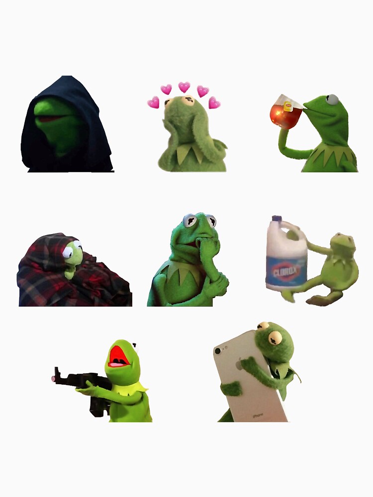 Kermit meme sticker pack by ihbct1657