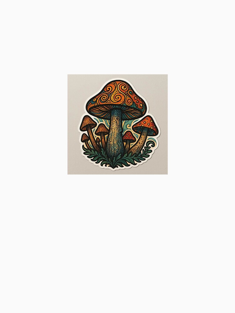 Magical Mushroom Forest Sticker by EmylDesigns