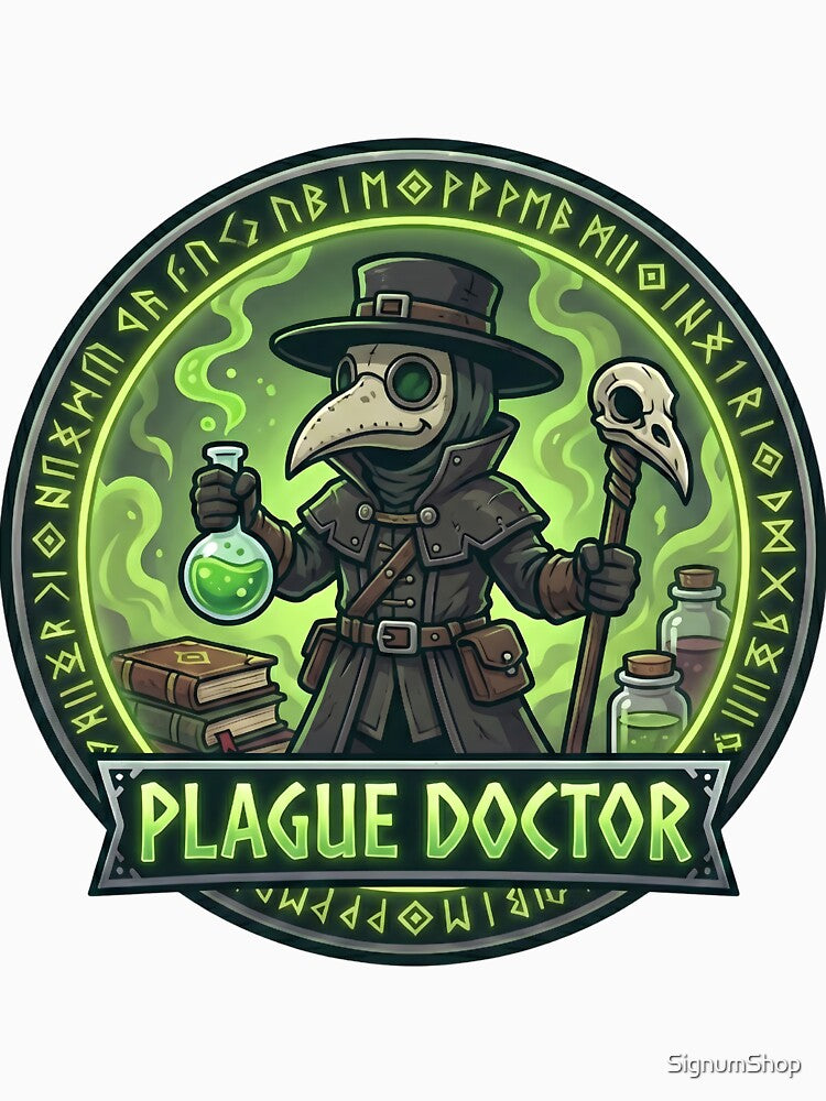 Blocky Plague Doctor RPG Gamer Avatar by SignumShop