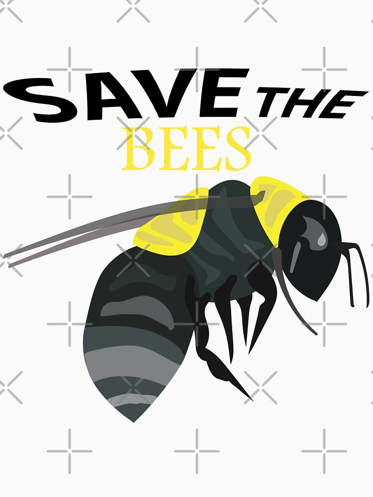 Save the bees shits, save the bees phone cases, save the bees hats, save the bees shower curtain, save the bees backpack by Poussyarts