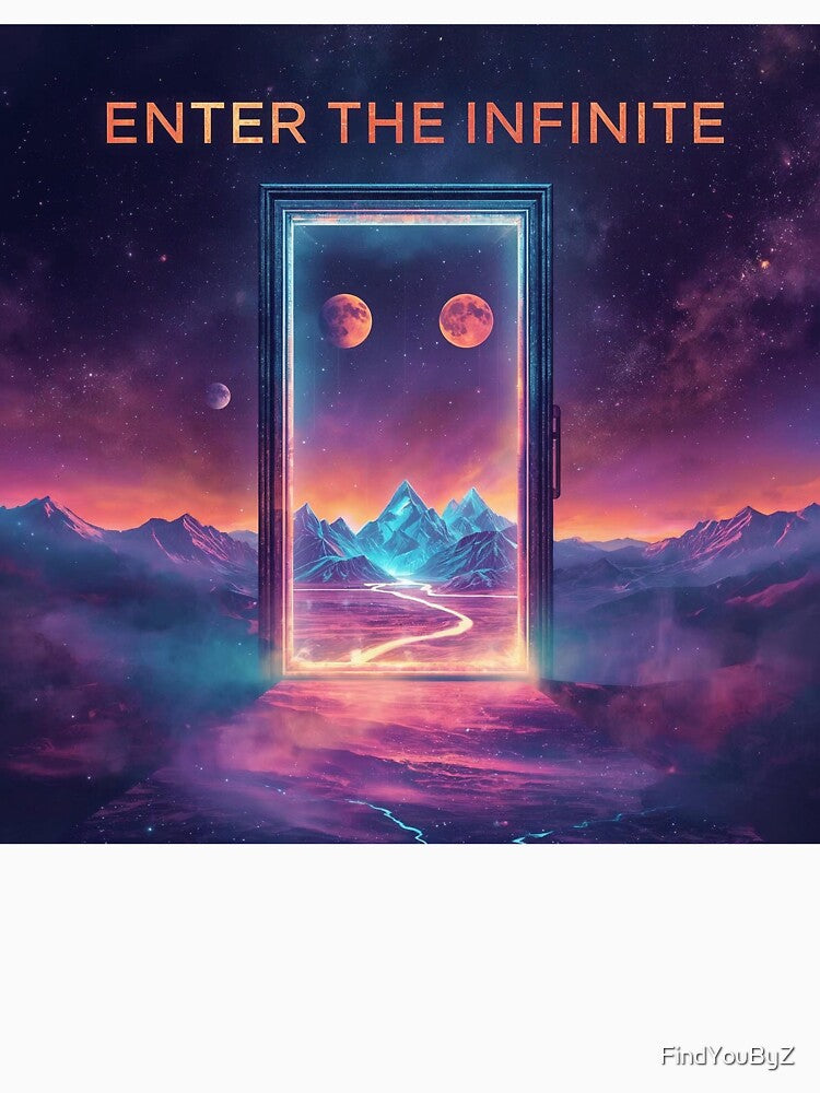 Enter the Infinite – Cosmic Portal Dreamscape Surreal Fantasy Art by FindYouByZ