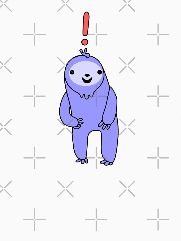 Exclamation Point Sloth by SubtleSplit