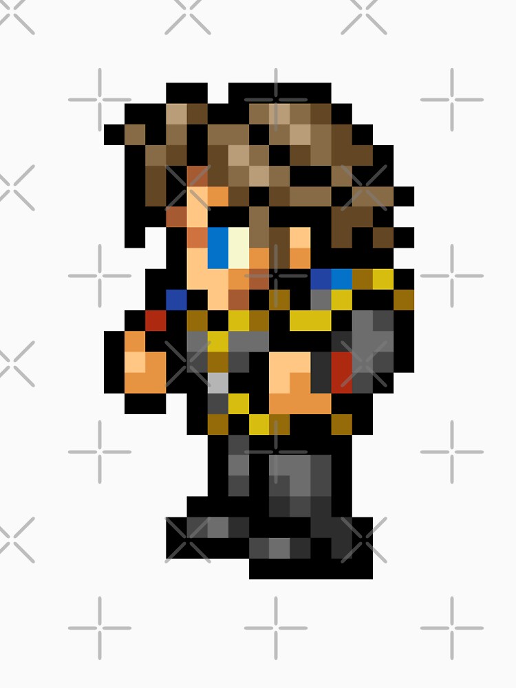 Final Fantasy VIII - Squall Sprite by SpriteZone