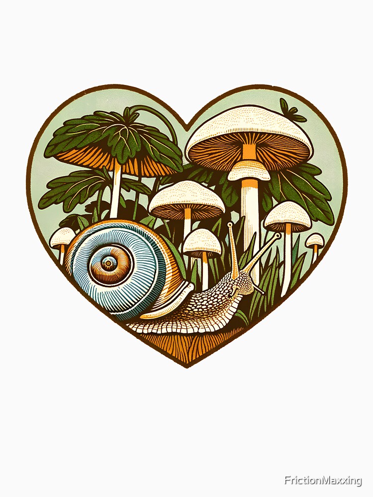 Mushroom forest Snail by FrictionMaxxing