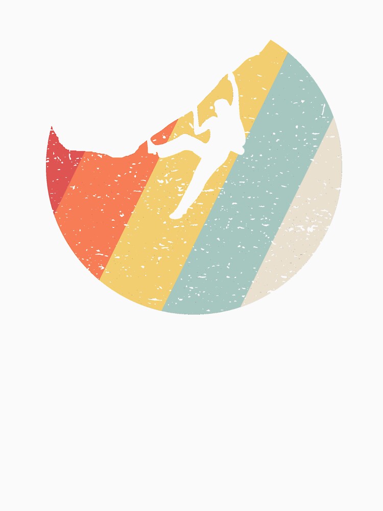 Vintage Retro Rock Climber by Vanover Designs