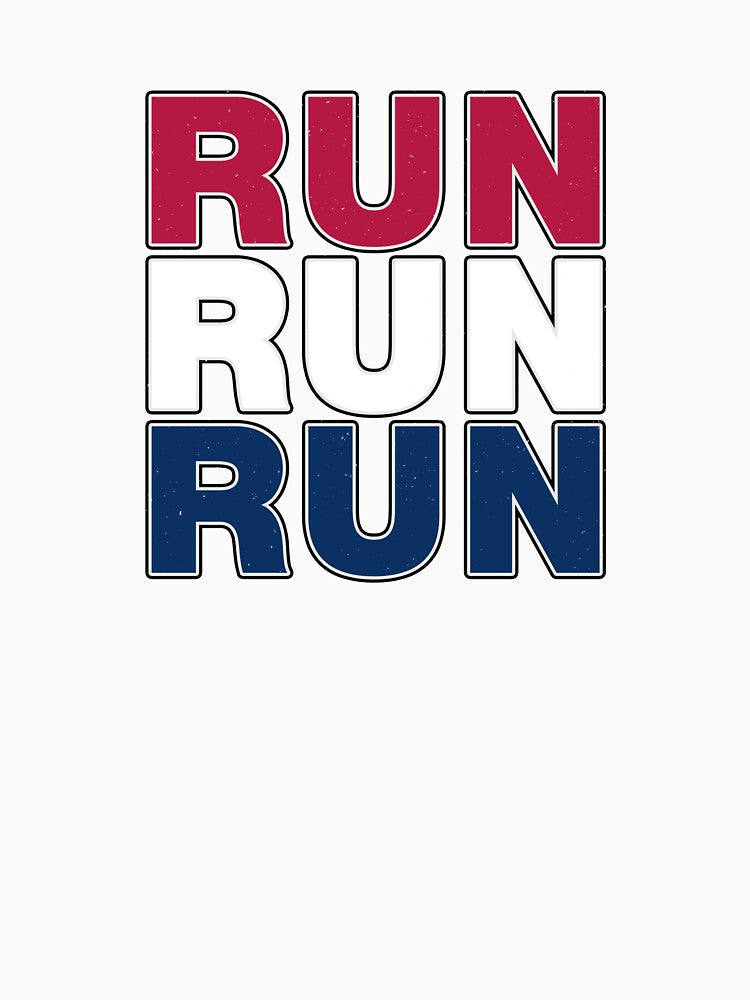 RUN-RUN-RUN - A Patriotic Runners Design by Mindful-Designs