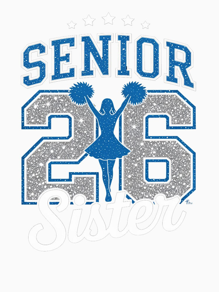 Proud Sister Senior  Cheer Leader 2026 Graduation by Rrettgison