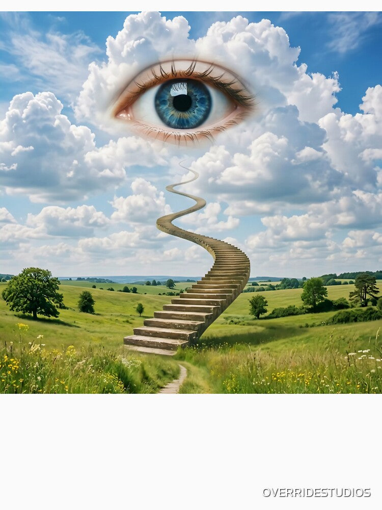 Liminal Space | Dreamcore Eye & Weirdcore Surrealist Art by OVERRIDESTUDIOS